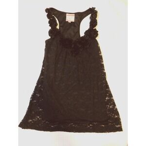 Romeo and Juliet Couture Size MEDIUM (28" Waist) Women's Black lined Dress